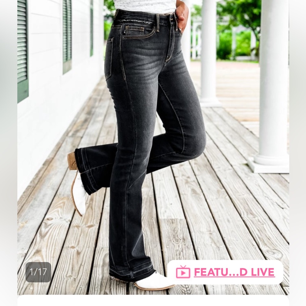 Judy Blue Dance the Night size 3 washed black